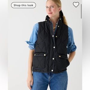 *NWOT* J. Crew Signature Puffer New Quilted Excursion Vest Primaloft